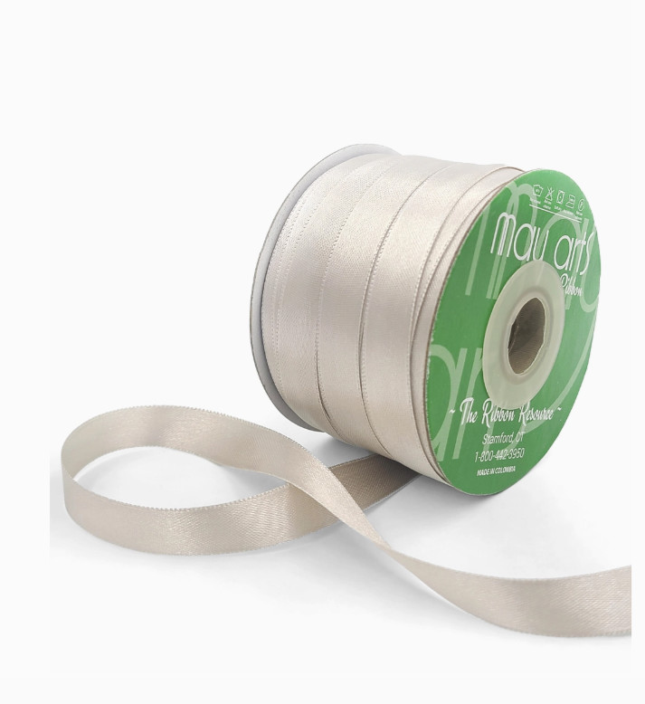 Ribbon: Silver Satin