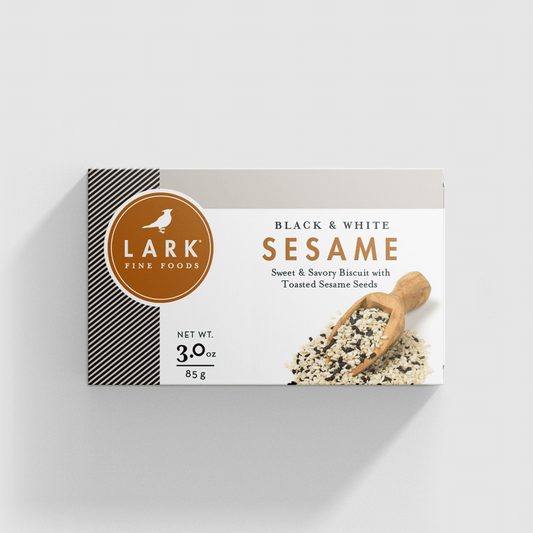 Black and White Sesame Savory Biscuit - 3oz