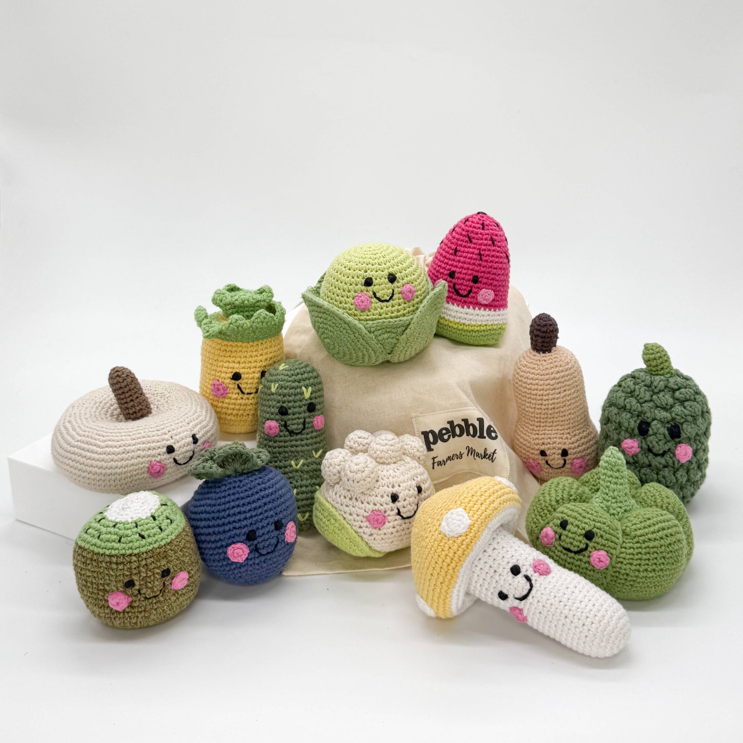 Crochet Fruit & Veggie Plushie