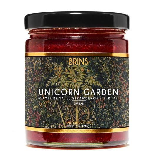 Gourmet Pomegranate, Strawberry & Rose Jam - Unicorn Garden